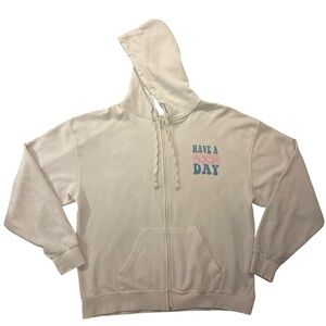 U.S Vintage “Have A Good Day" Full Zip Hooded Sweatshirt (EUC)